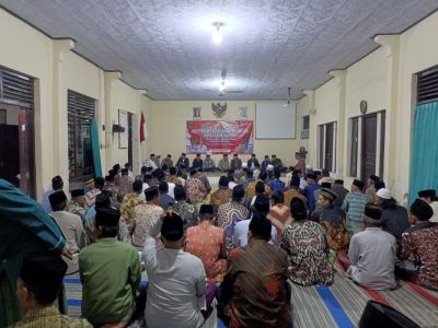 Desa Sidomoro Gelar Malam Tirakatan HUT Kemerdekaan RI ke-79 dengan Tahlil dan Doa Bersama